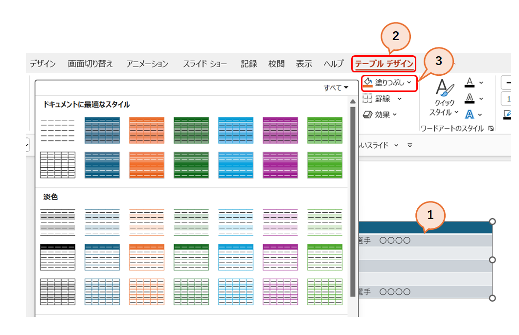 表の活用方法3