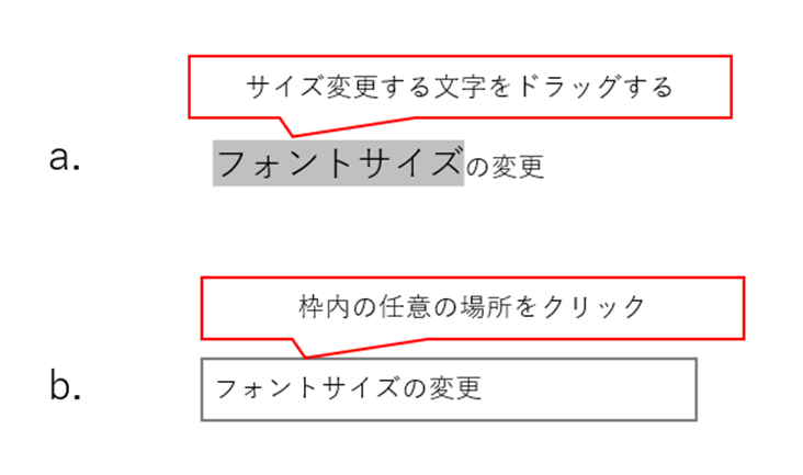 フォントサイズの選び方2